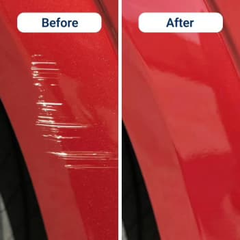 Rachel's before and after result